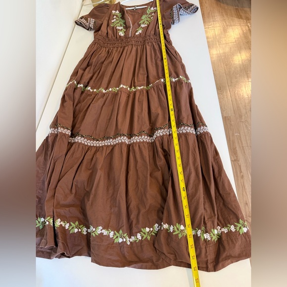 Anthropologie The Somerset Embroidered
Maxi Dress Sz XL - Picture 14 of 16